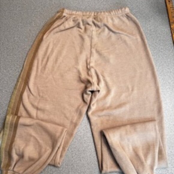 Aviator Nation 5 STRIPE SWEATPANTS in SAND // Tan //Green - Picture 4 of 9